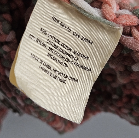 Anthropologie Moth Salina Open Knit Crochet Top Medium Beachy Bohemian - Picture 10 of 12